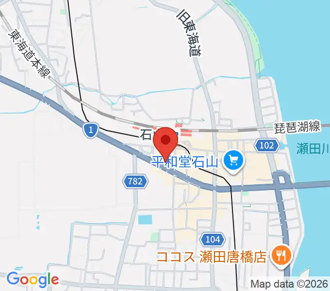 滋賀ユーストンの地図