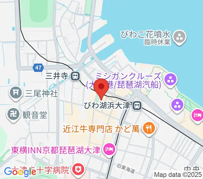 滋賀B-FLATの地図