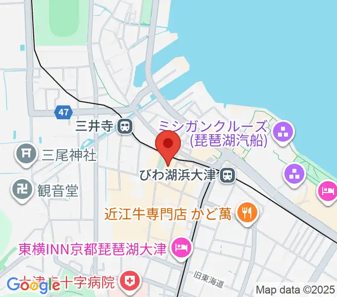 滋賀B-FLATの地図