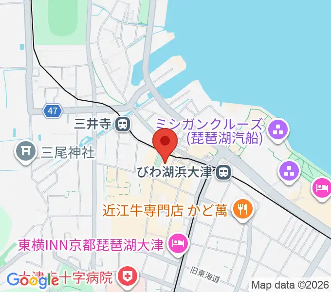 滋賀B-FLATの地図