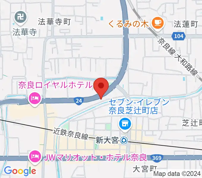 奈良ネバーランドの地図