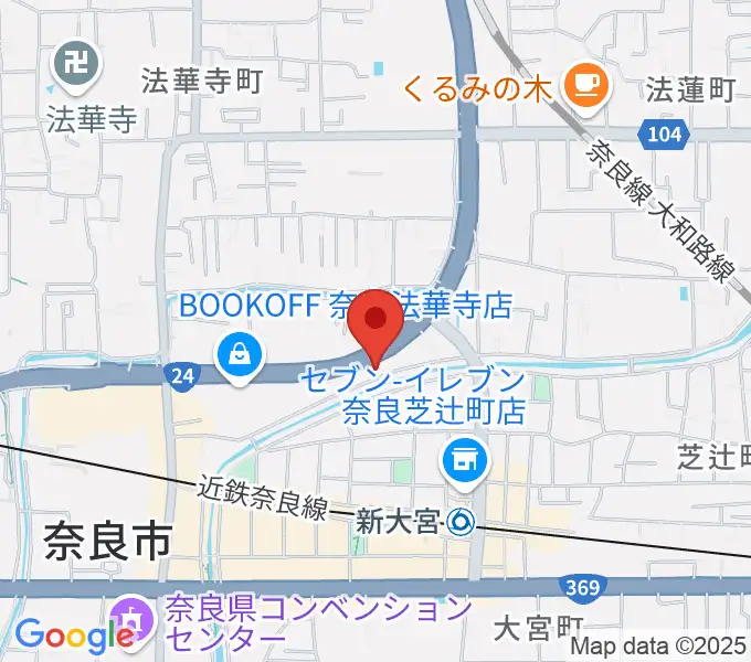 奈良ネバーランドの地図