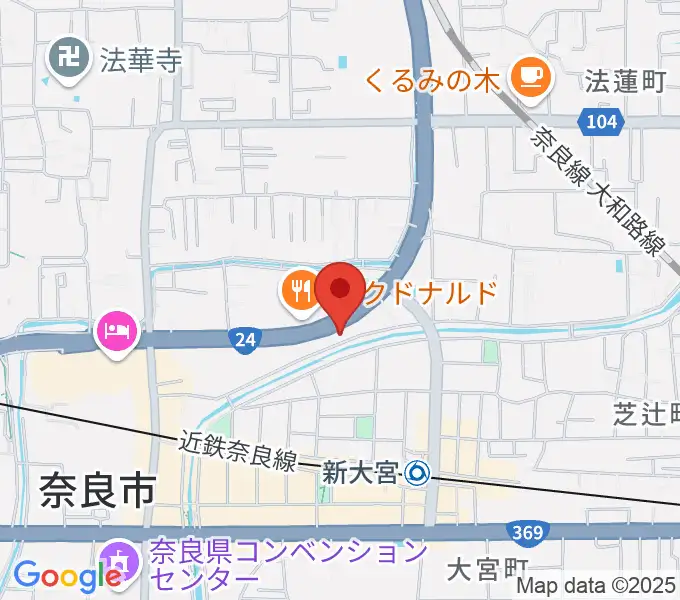 奈良ネバーランドの地図