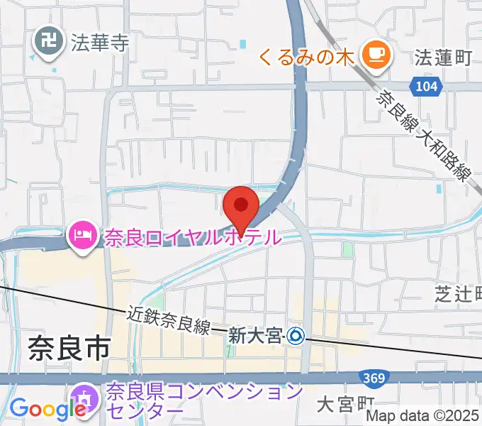 奈良ネバーランドの地図