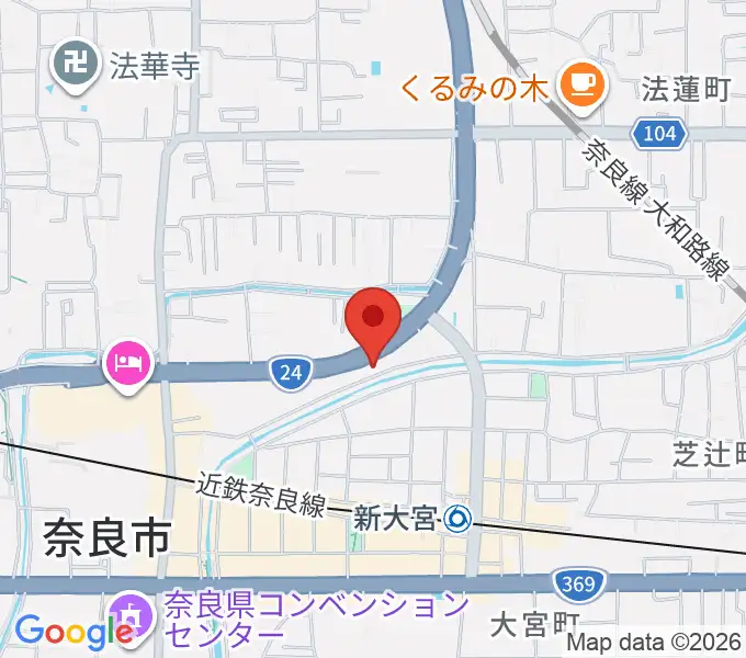 奈良ネバーランドの地図