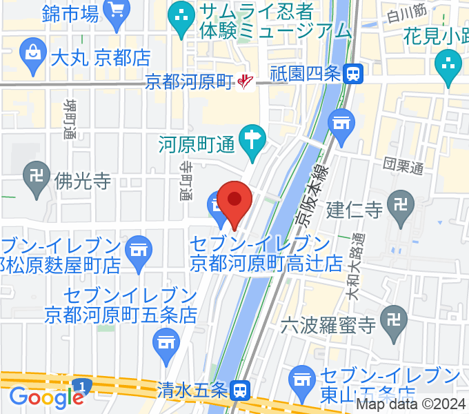 京都ARCDEUX（アークデュウ）の場所