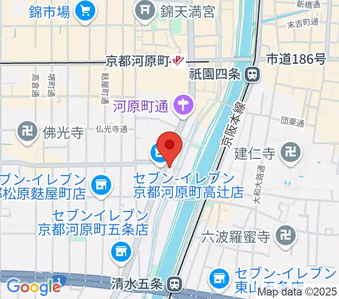 京都アークデュウの地図