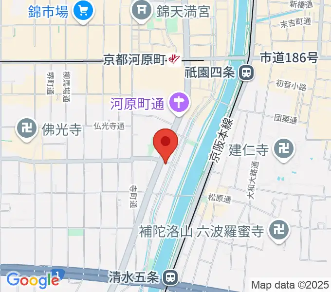 京都アークデュウの地図