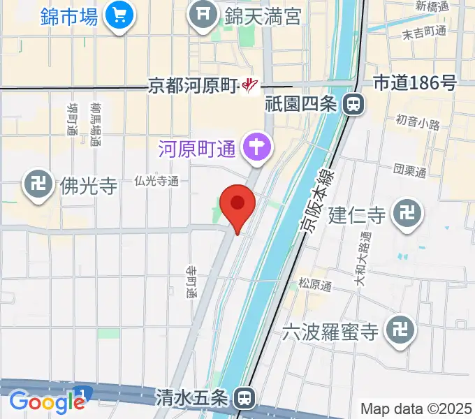 京都アークデュウの地図