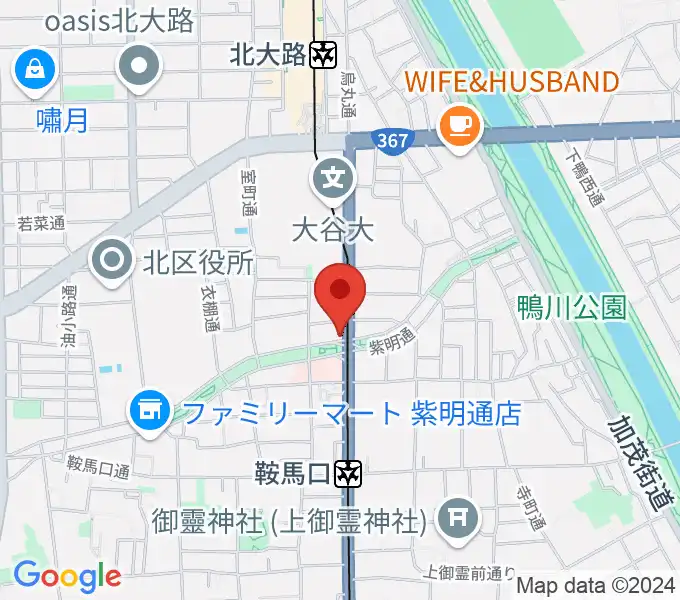 京都ケニーズの地図