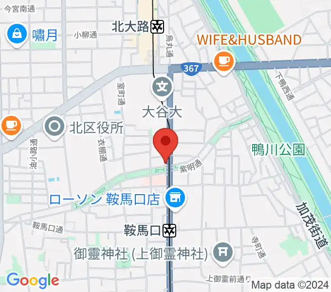 京都ケニーズの地図