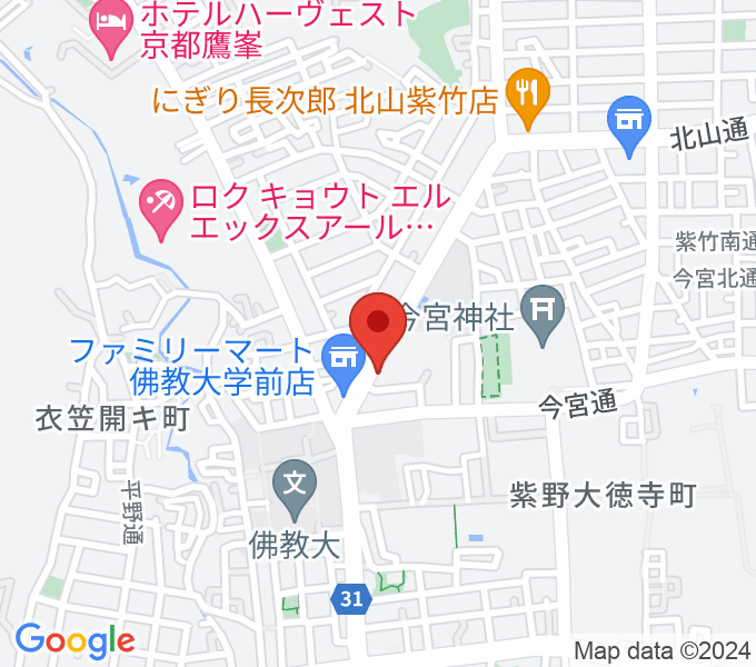 京都ソーレカフェの場所