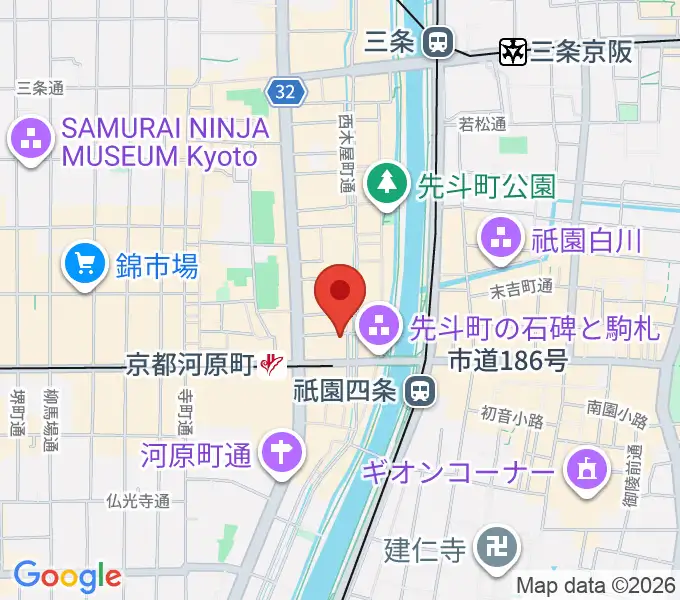 WORLD KYOTOの地図