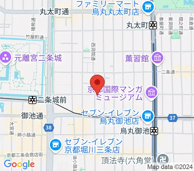 京都nanoの地図