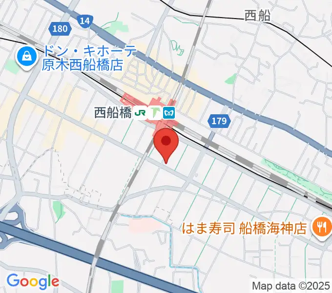 スタジオサン西船橋店の地図