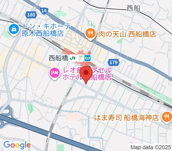 スタジオサン西船橋店の地図