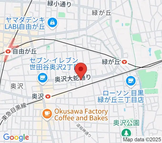 パストラルサウンドの地図