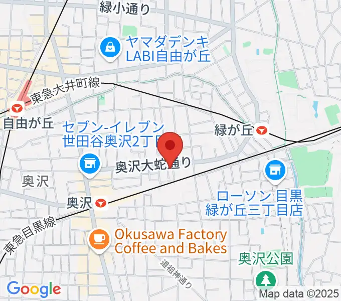 パストラルサウンドの地図