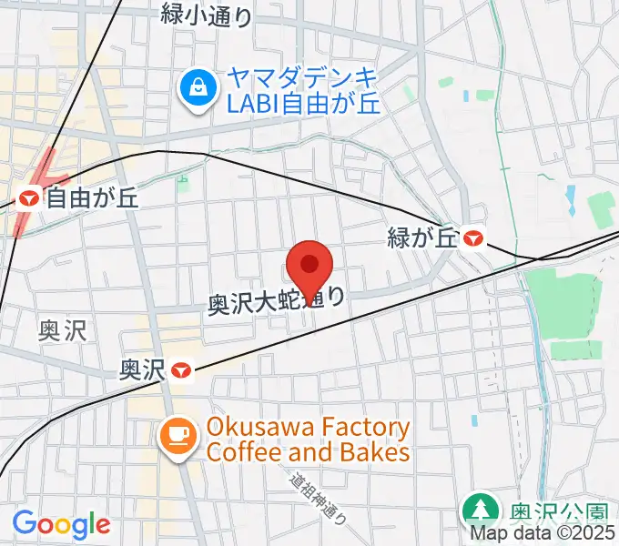 パストラルサウンドの地図