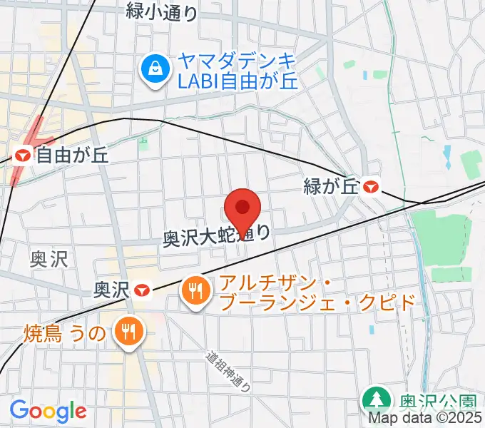 パストラルサウンドの地図
