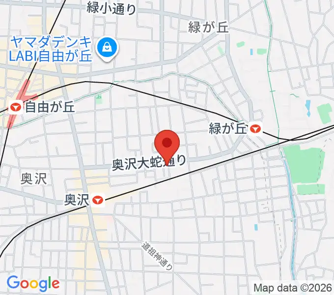 パストラルサウンドの地図
