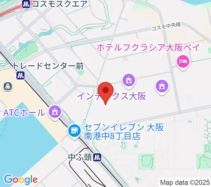 インテックス大阪 5号館の地図