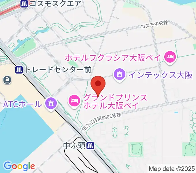 インテックス大阪 5号館の地図