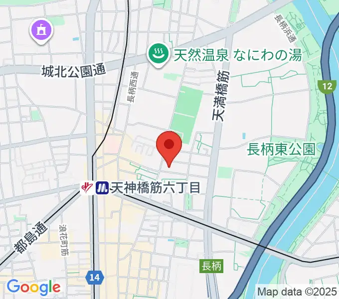天六ワイルドバンチの地図