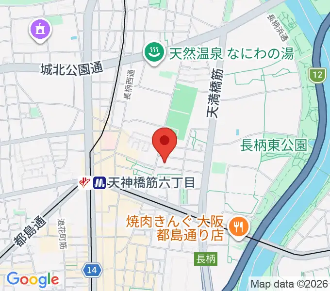 天六ワイルドバンチの地図