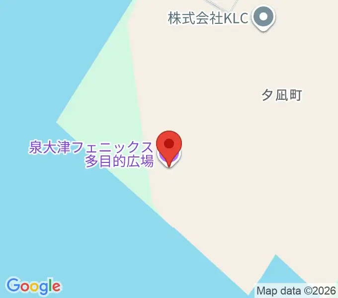 泉大津フェニックスの地図