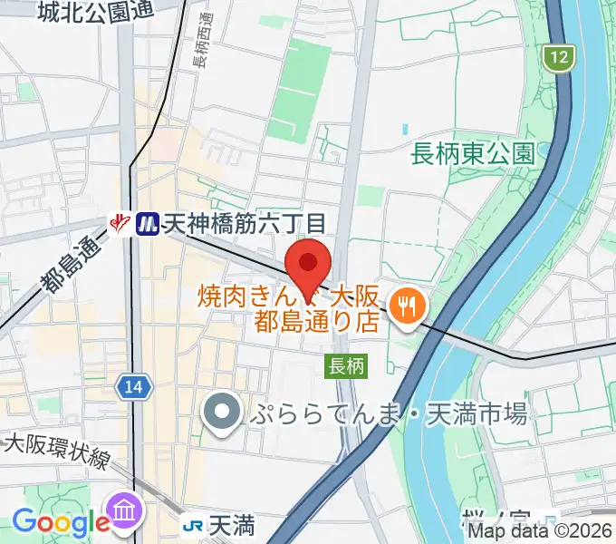 音太小屋の地図