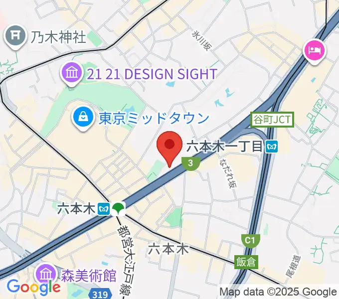 六本木ケントスの地図