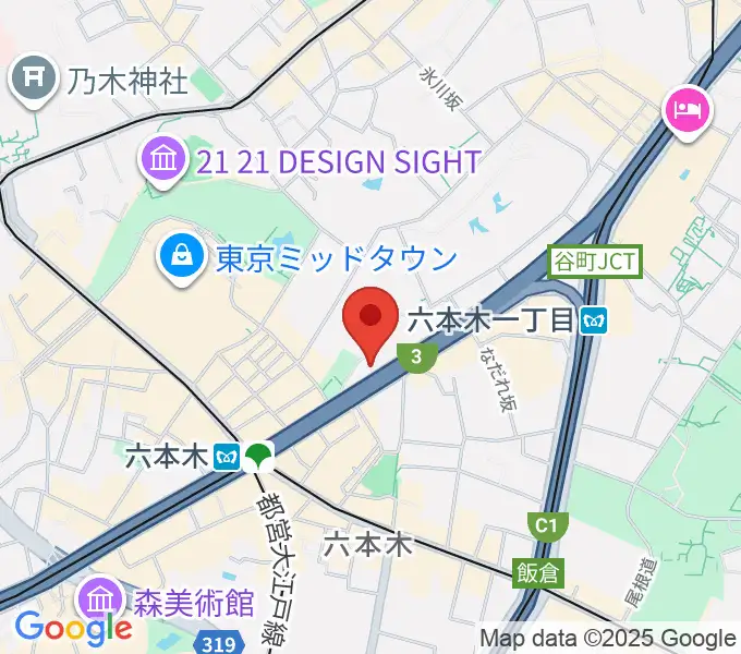 六本木ケントスの地図