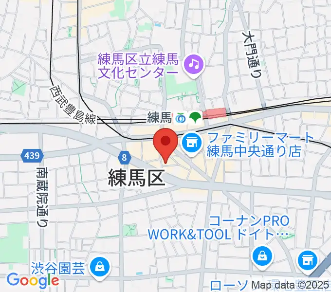 練馬BE-bornの地図