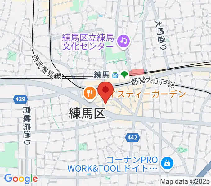 練馬BE-bornの地図