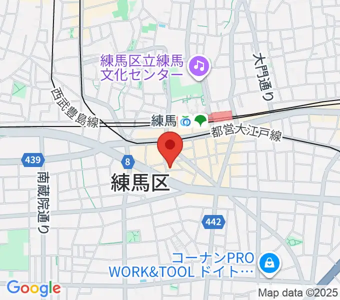 練馬BE-bornの地図