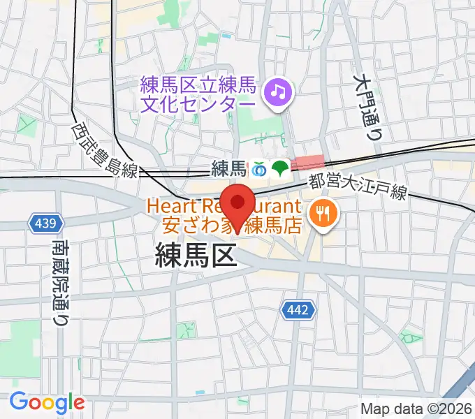 練馬BE-bornの地図