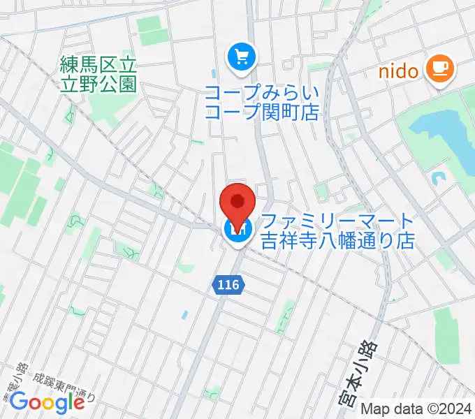 Recording Studio GOATEEの地図