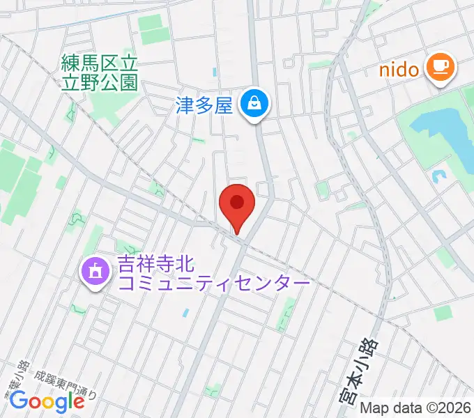 Recording Studio GOATEEの地図