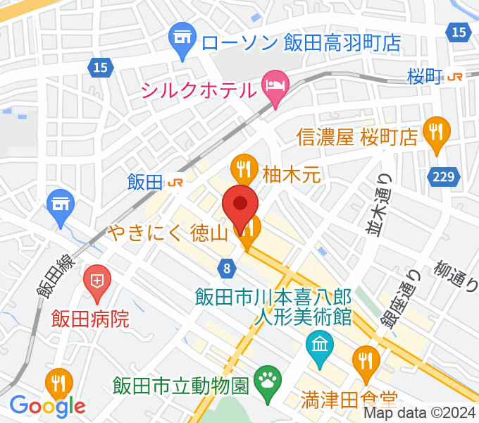 飯田ふぉのの場所