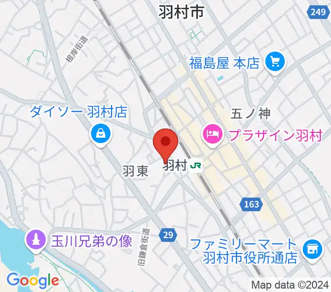 羽村ボニー＆クライドの地図