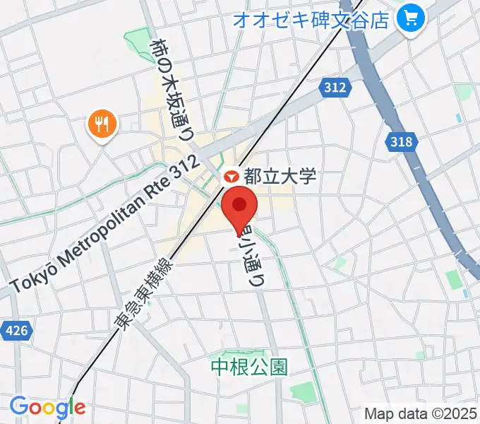 LiVEJAM ミュージックスクールの地図