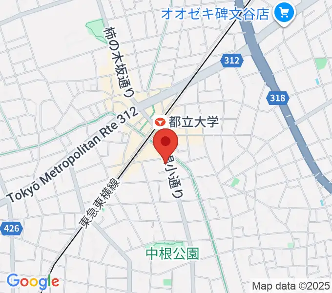 LiVEJAM ミュージックスクールの地図