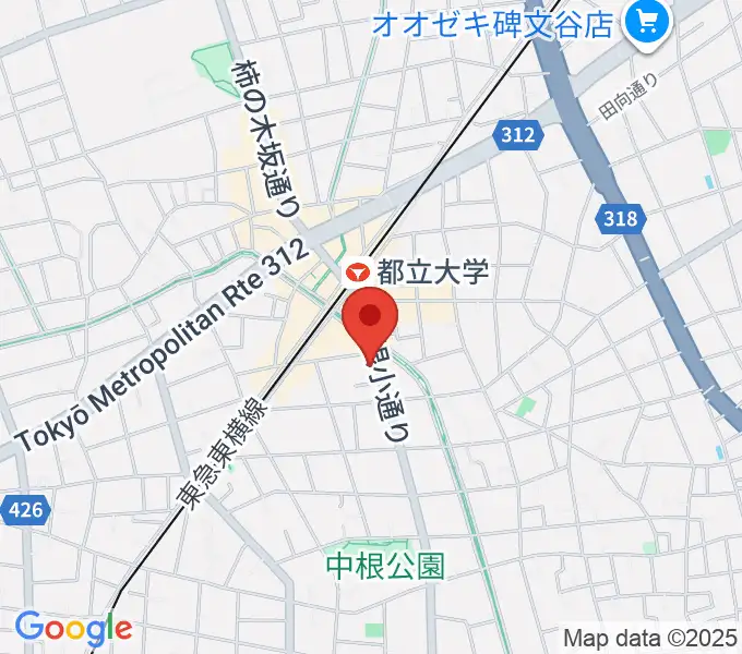 LiVEJAM ミュージックスクールの地図