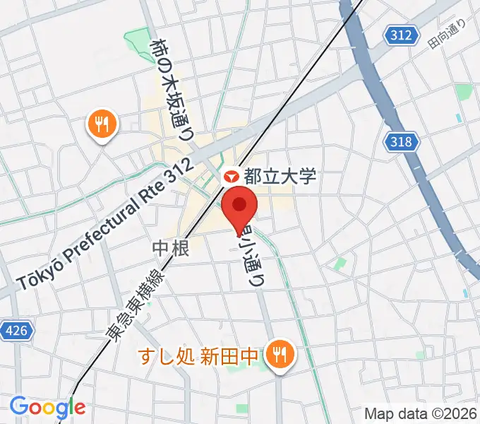 LiVEJAM ミュージックスクールの地図