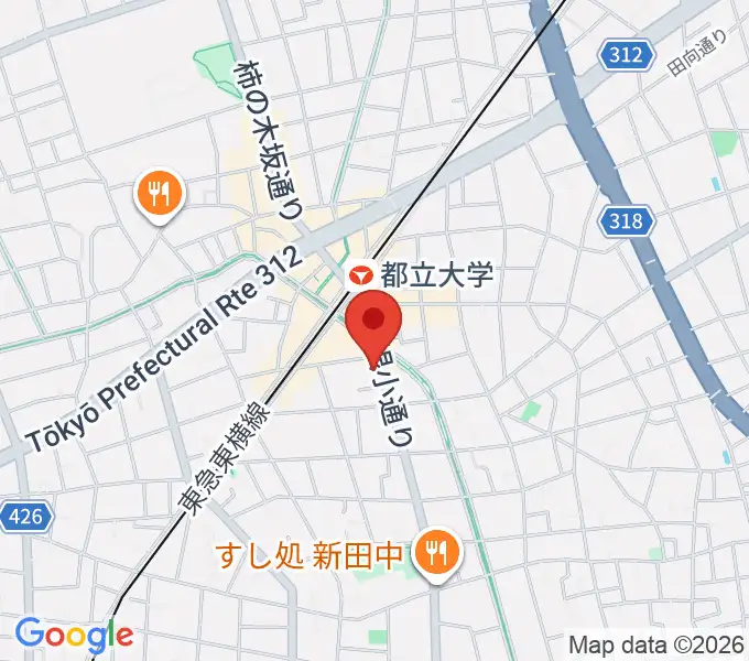 LiVEJAM ミュージックスクールの地図