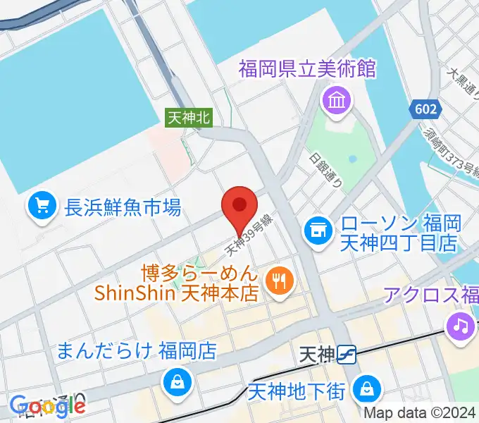 白いギターの地図