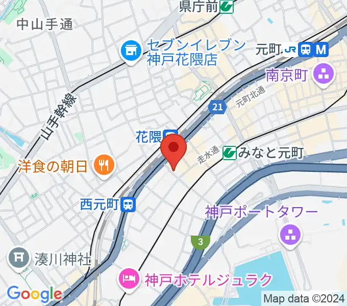 クラシックサロン・アマデウスの地図