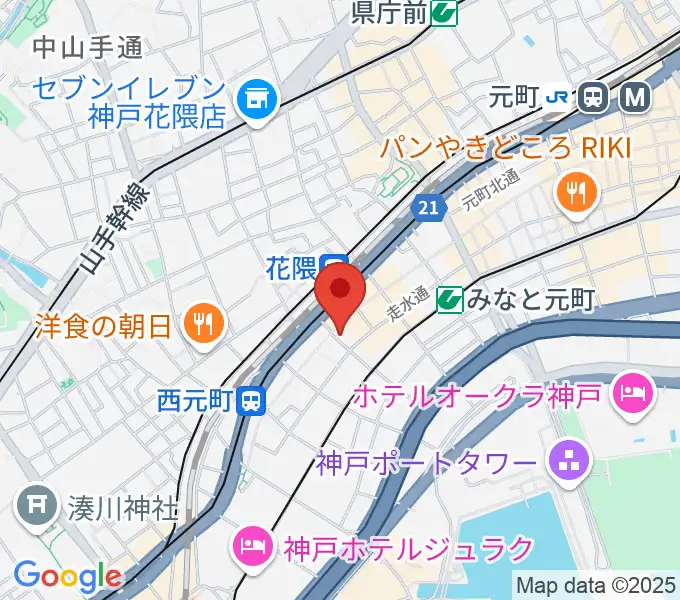 クラシックサロン・アマデウスの地図