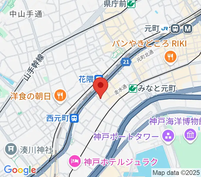 クラシックサロン・アマデウスの地図